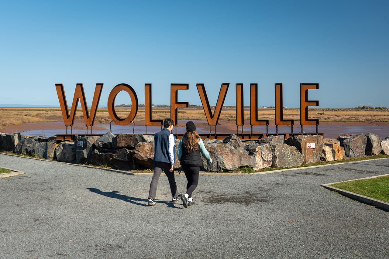 Wolfville City Sign